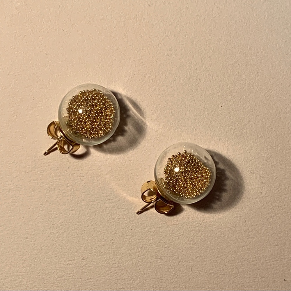 [Vintage handmade beads earrings]